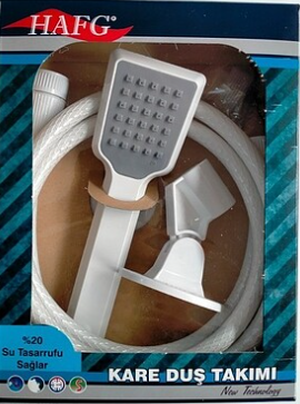 HAFG PLASTİK KARE DUŞ SETİ